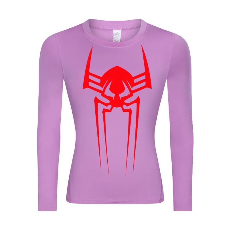 2099 Web-Slinging Woman's Long Sleeve Compression Shirt