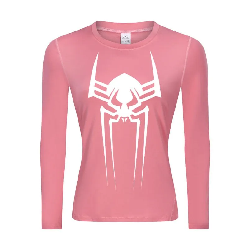 2099 Web-Slinging Woman's Long Sleeve Compression Shirt
