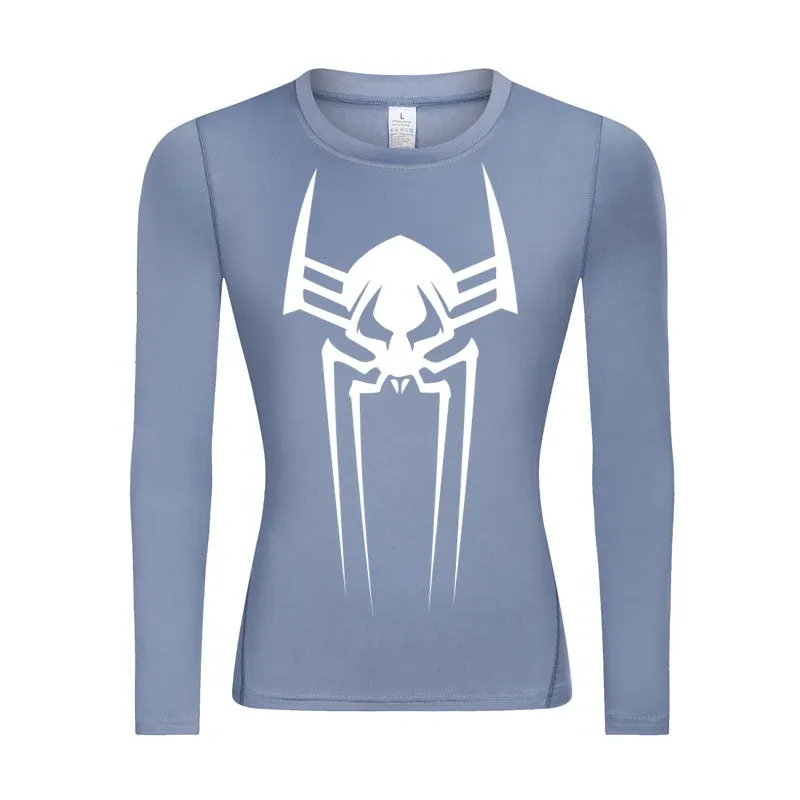 2099 Web-Slinging Woman's Long Sleeve Compression Shirt