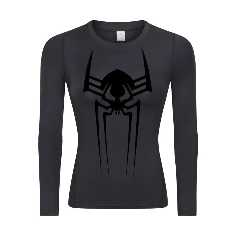 2099 Web-Slinging Woman's Long Sleeve Compression Shirt