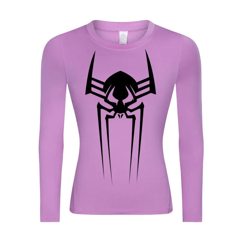 2099 Web-Slinging Woman's Long Sleeve Compression Shirt