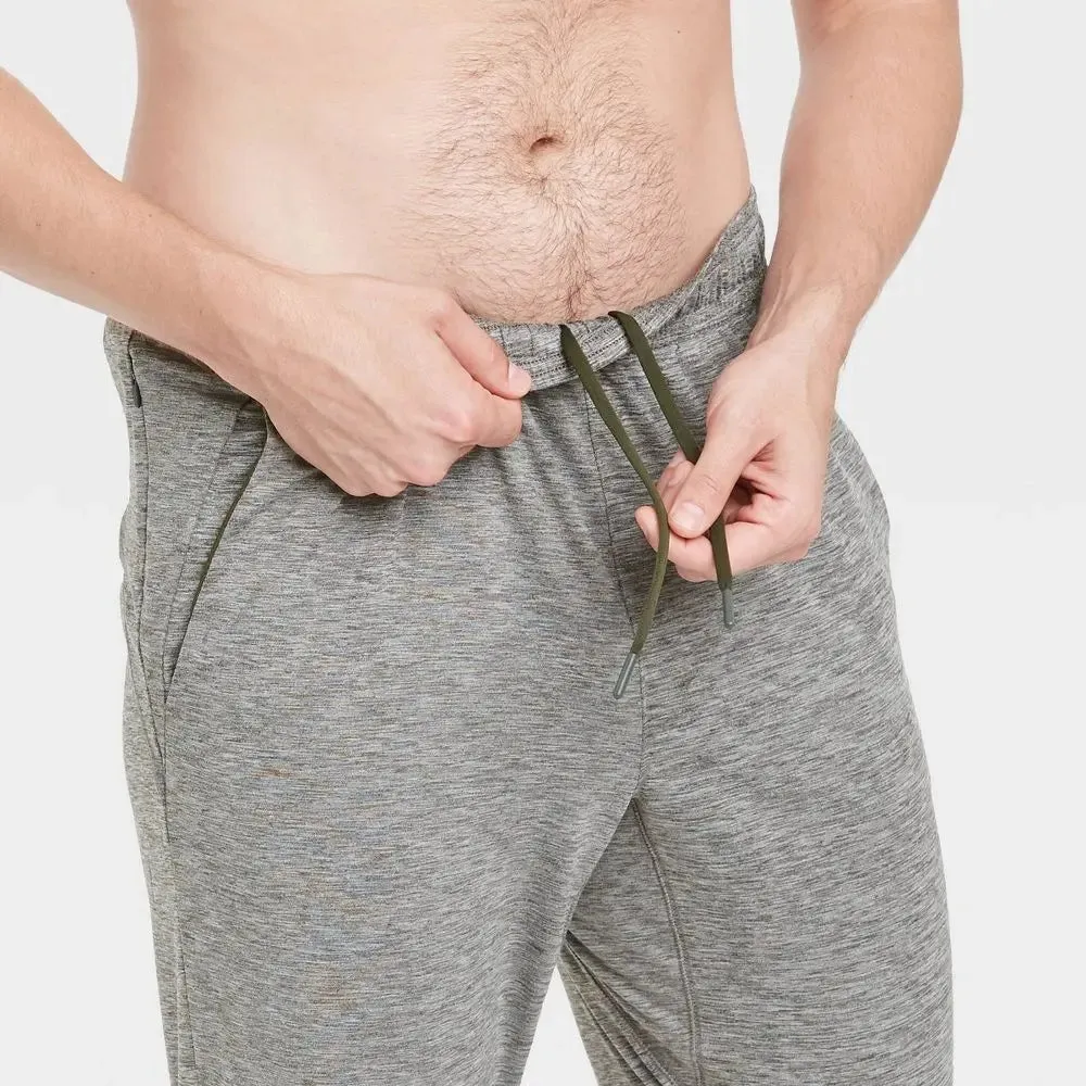 All In Motion Men's Jogger Pants Quick Dry UPF 50  Active Pants Running