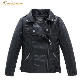 Boy's Faux Leather Jackets