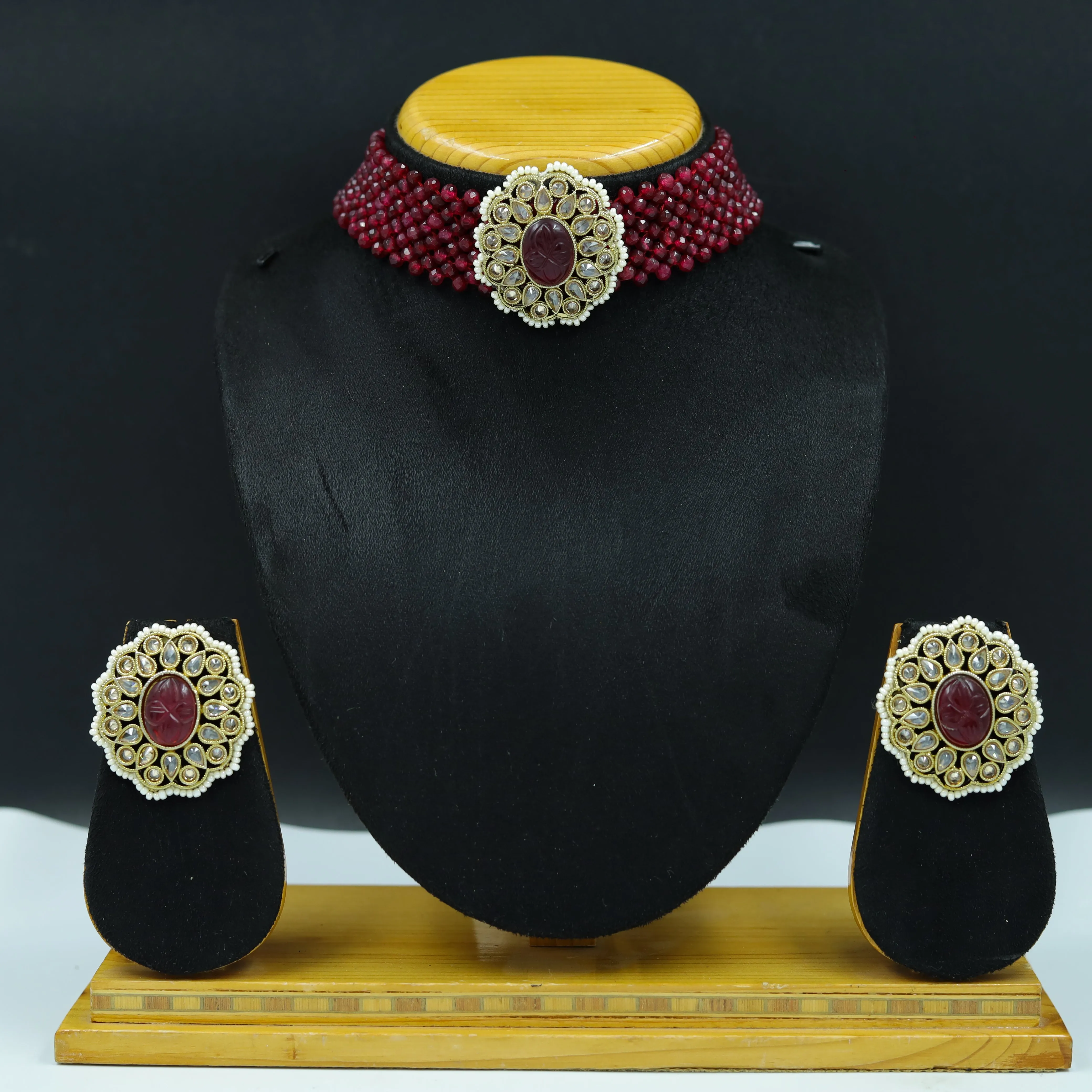 Choker Antique Necklace Set 4655-33