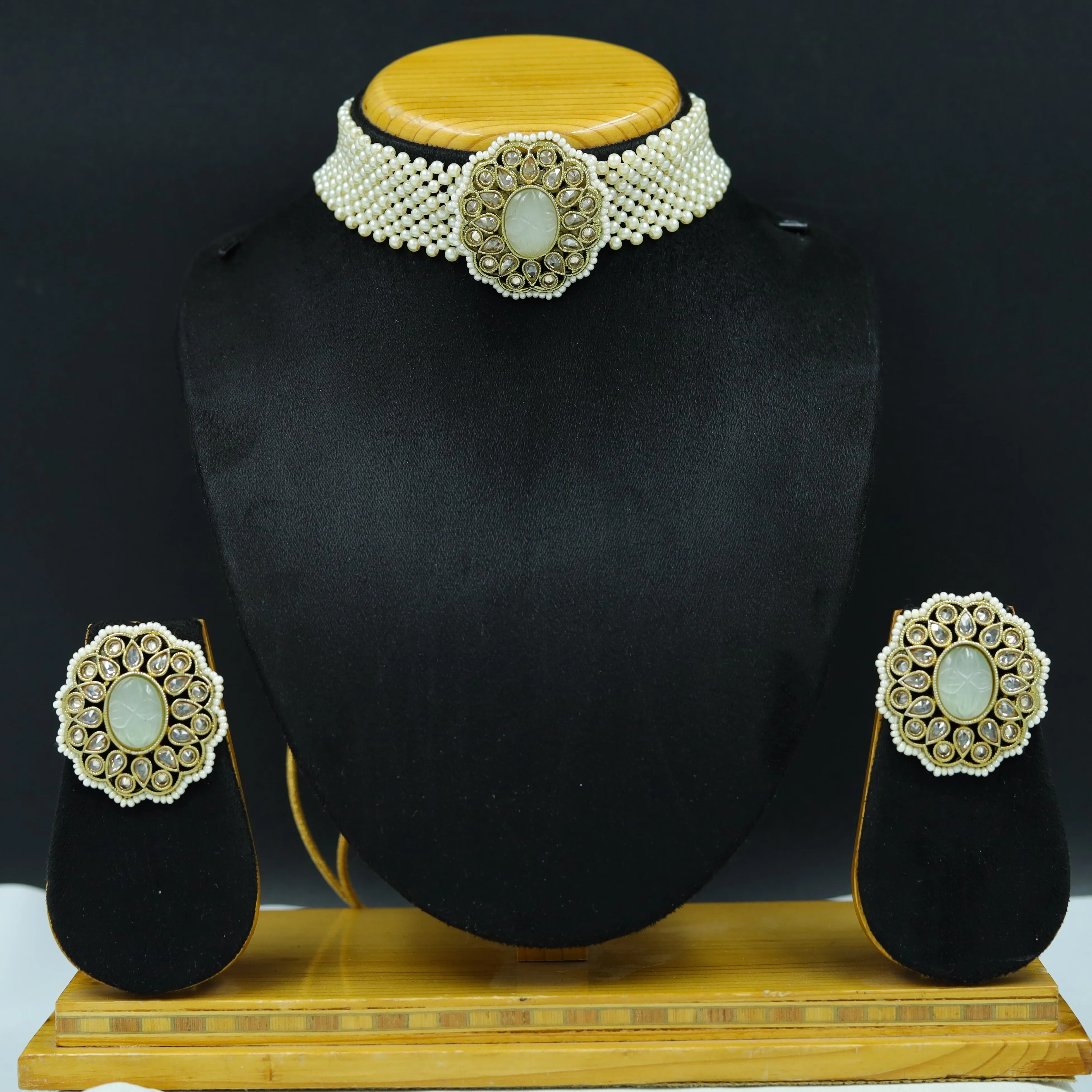 Choker Antique Necklace Set 4655-33