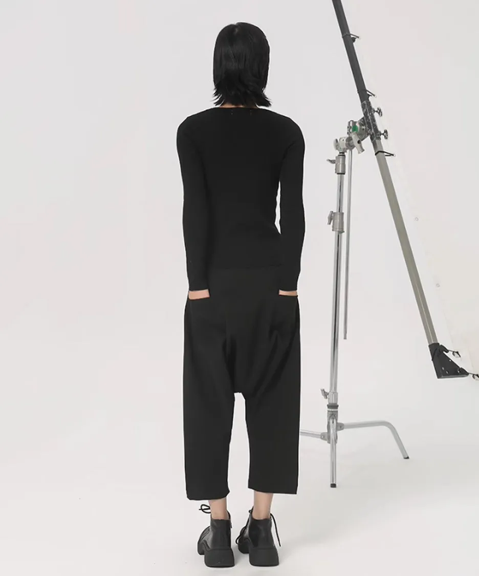 Cropped Harem Pants