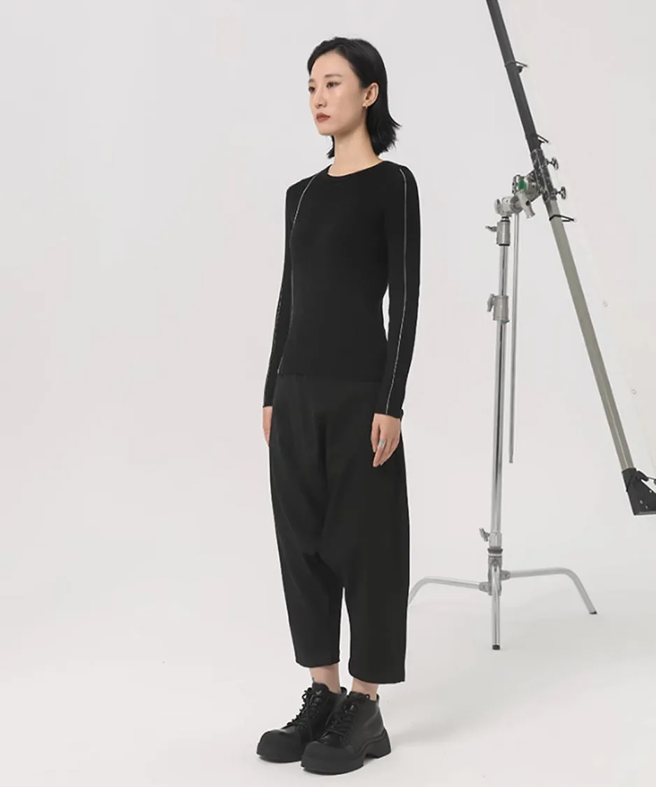 Cropped Harem Pants