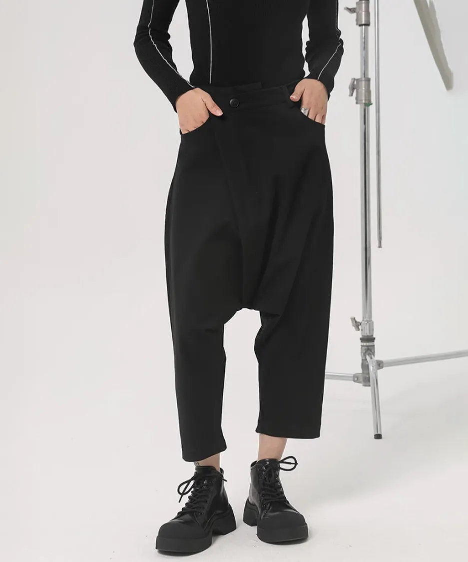 Cropped Harem Pants
