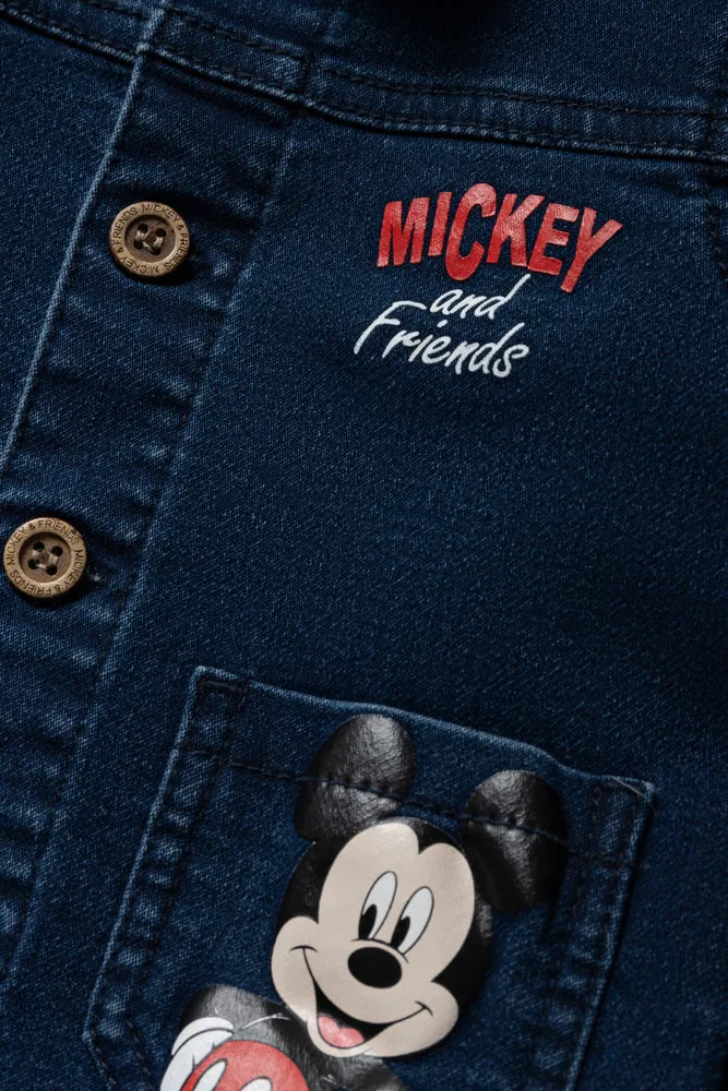 Mickey Mouse Denim Jacket Indigo