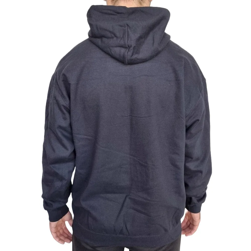 Retro Kings Jordan Watercolour Stacked Hoodie - Black