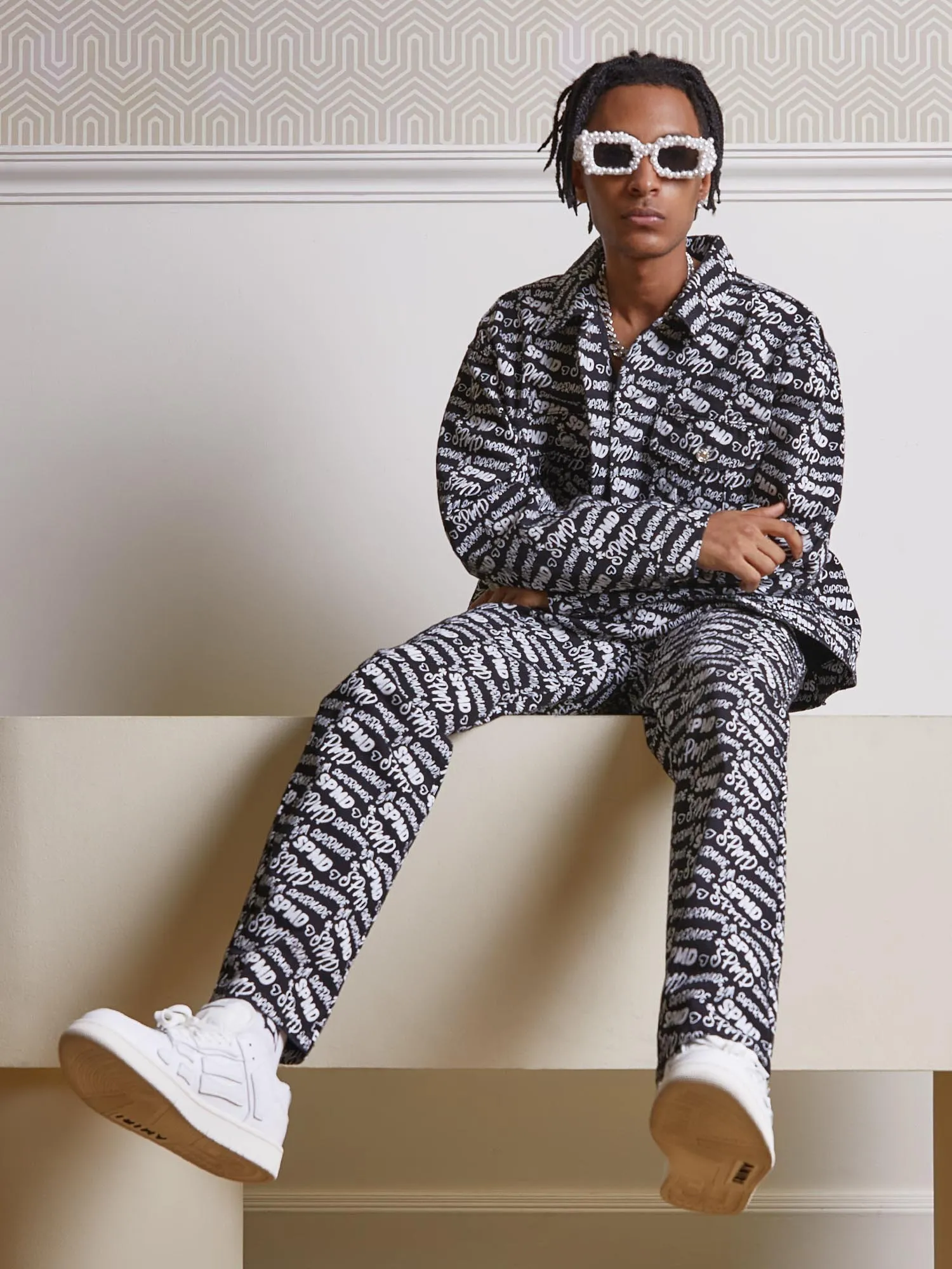 Sneakerhill High Street Versatile Denim Suit - 1719
