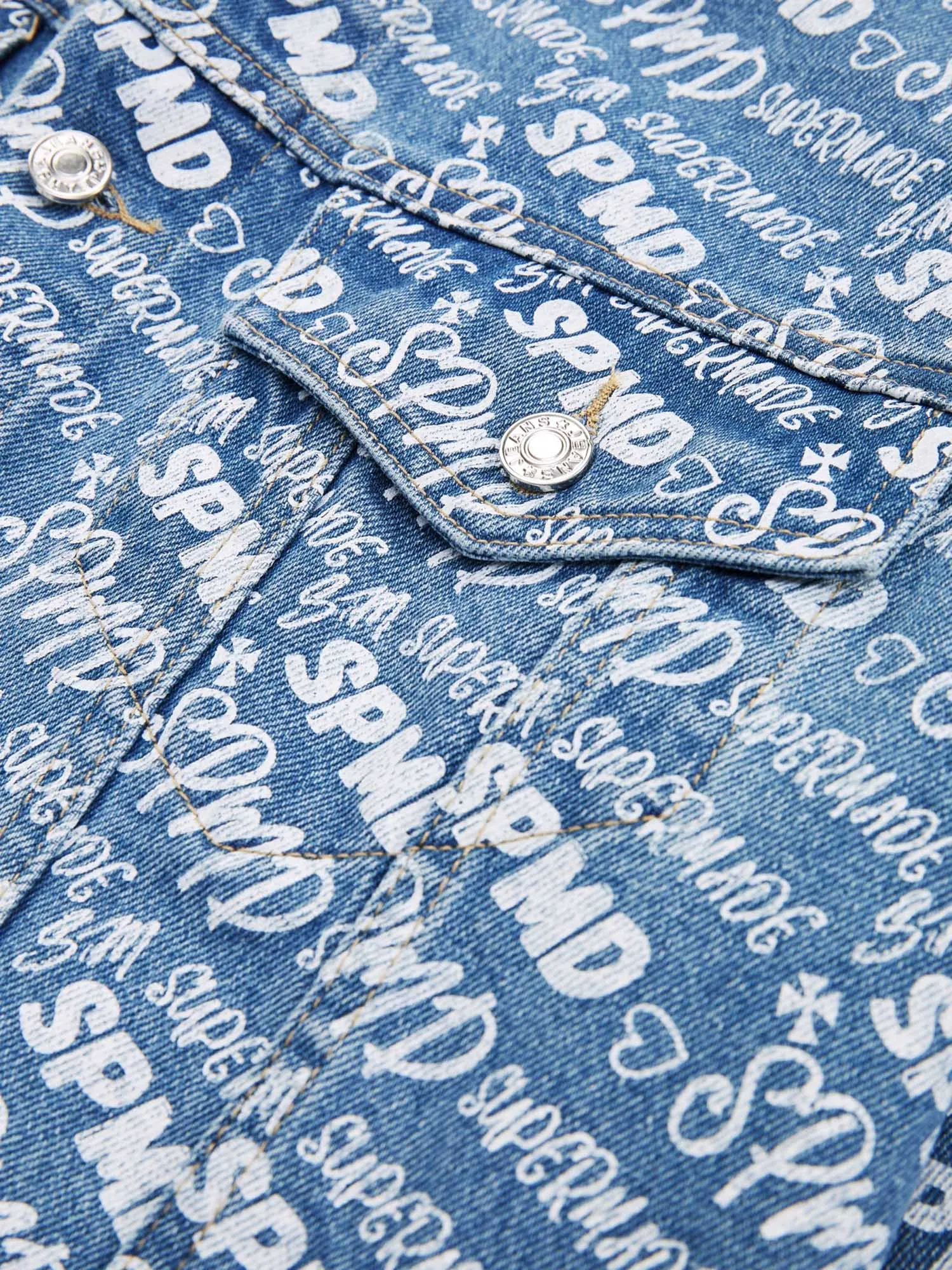 Sneakerhill High Street Versatile Denim Suit - 1719