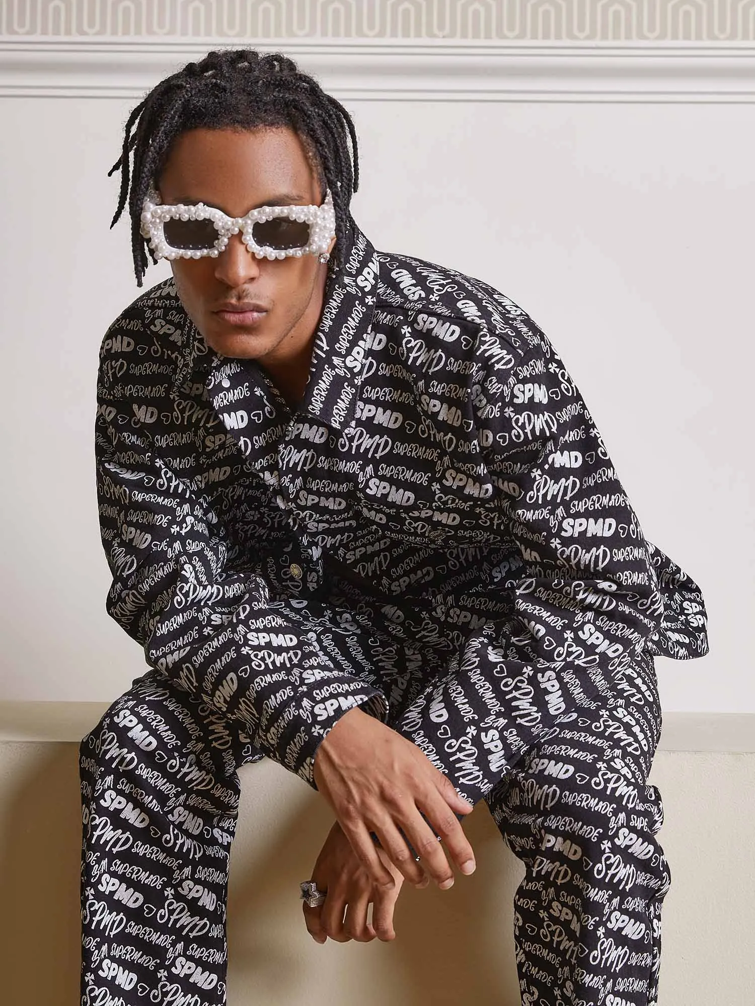 Sneakerhill High Street Versatile Denim Suit - 1719