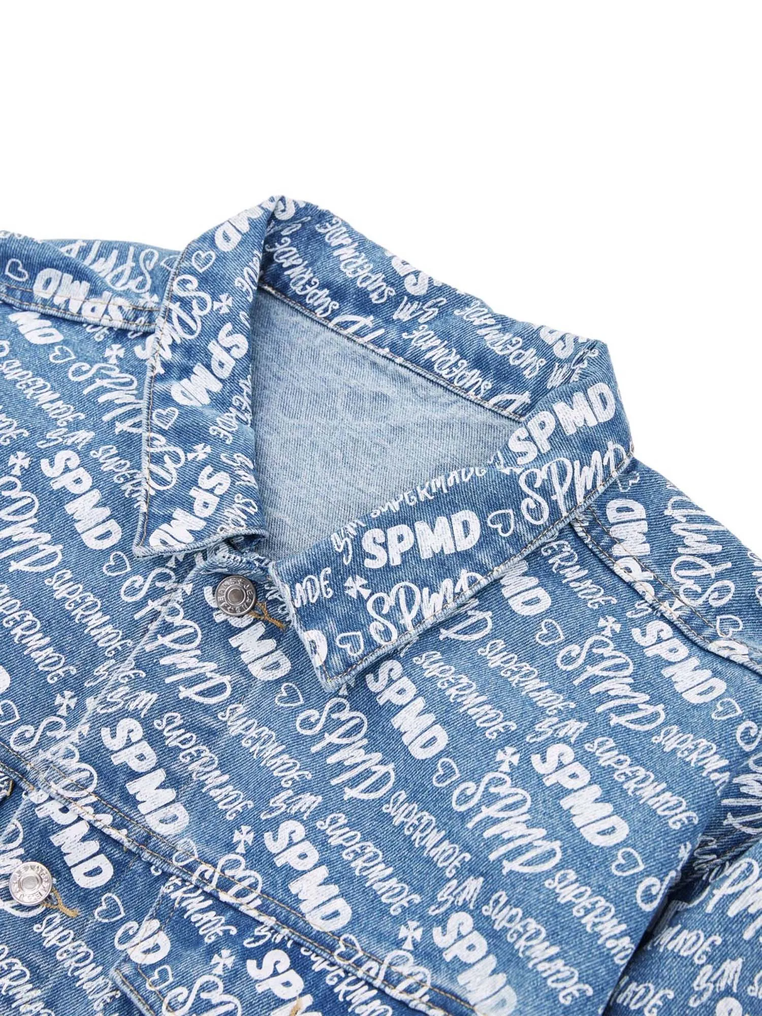 Sneakerhill High Street Versatile Denim Suit - 1719