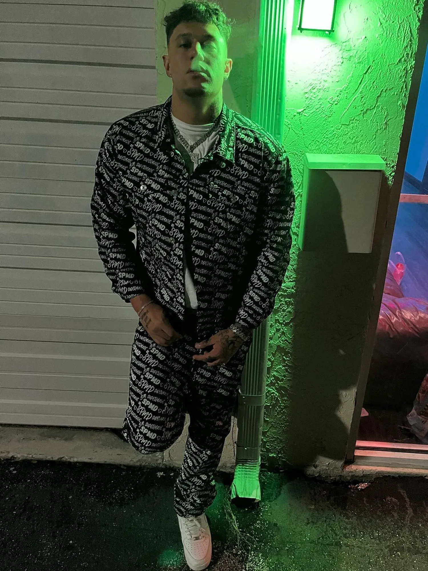 Sneakerhill High Street Versatile Denim Suit - 1719